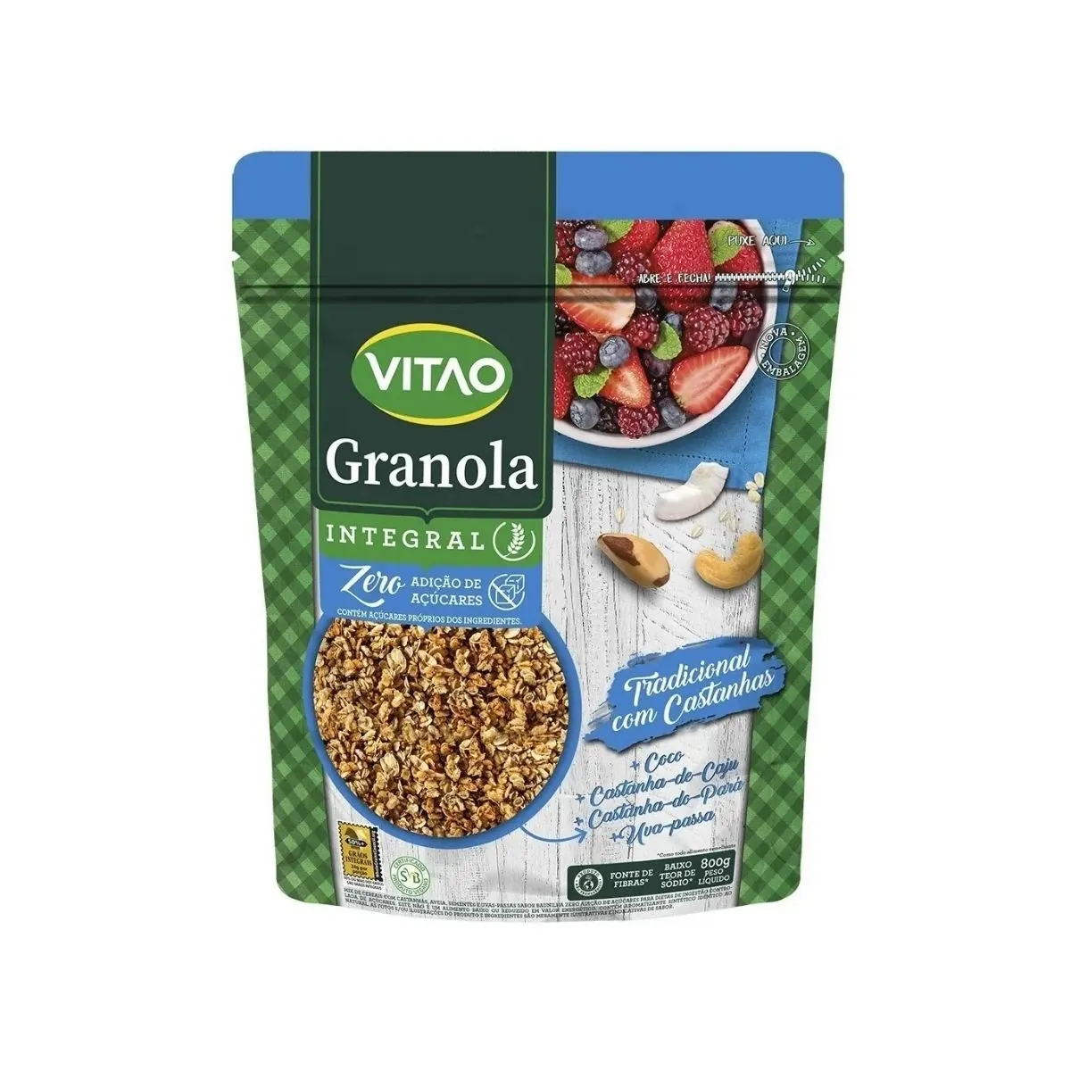 Granola Tradicional 800g Vitão