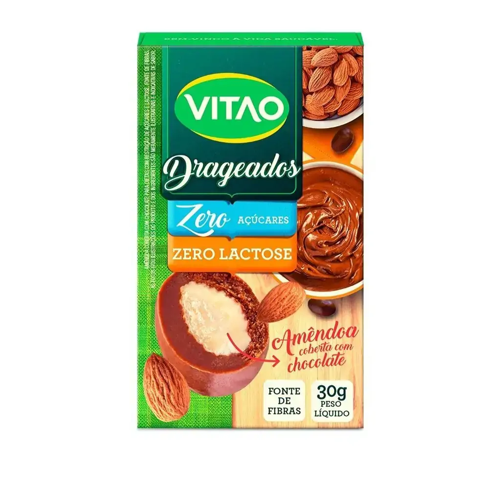 Drageado Amendoa Zero Vitao 30g