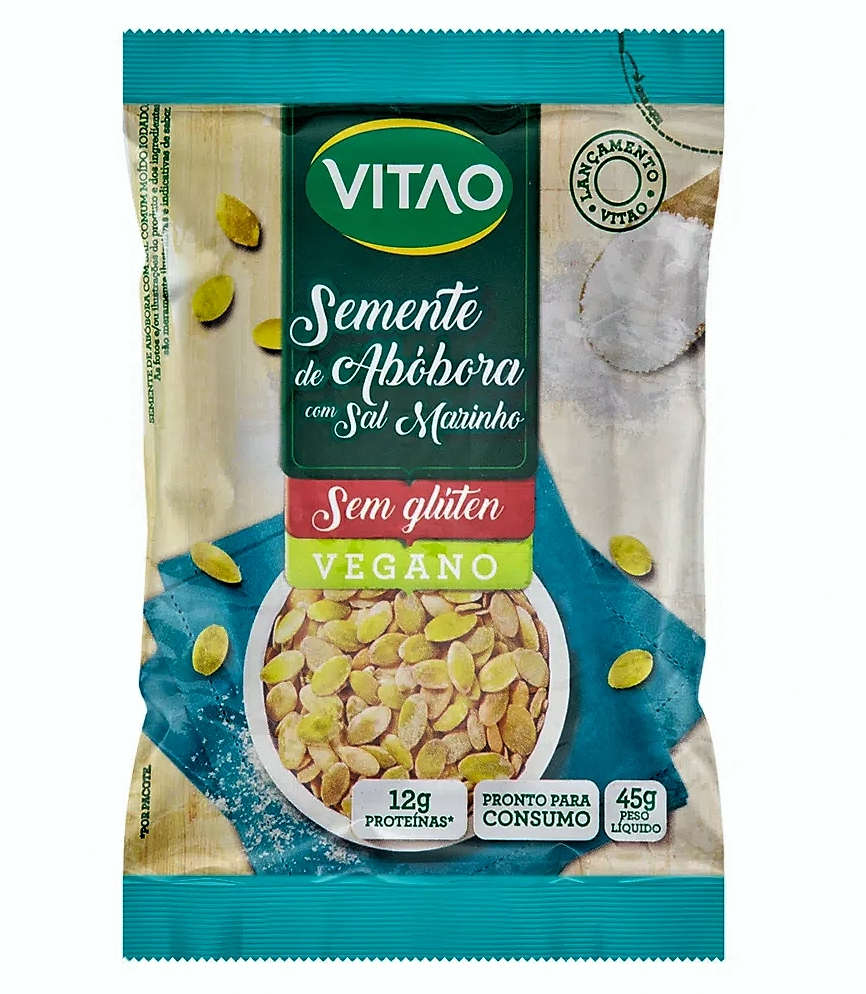 Semente Abobora Vitao 45g Sal.marinho