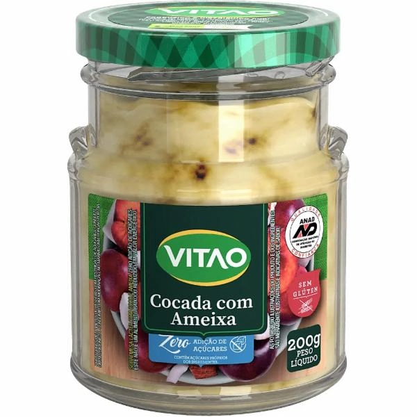 Cocada Com Ameixa Vitao Vidro 200g