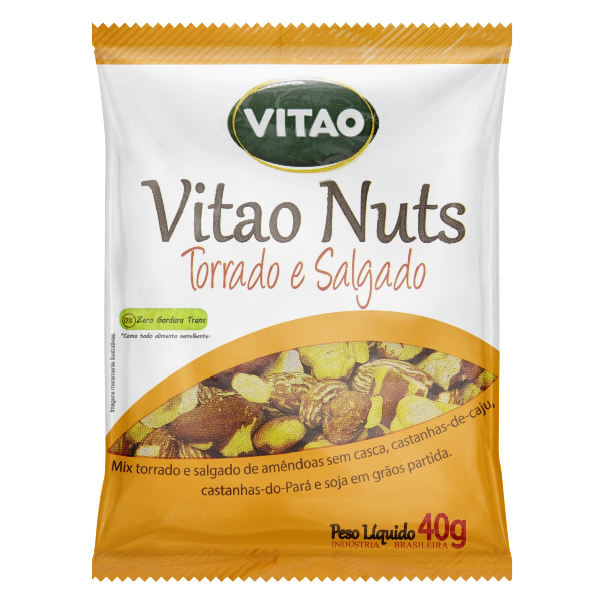 Vitao Nuts Tostado E Salgado