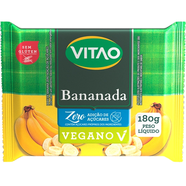 Bananada Zero 180g Vitao Alimentos