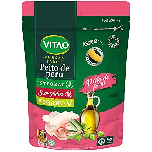Snack Integral Peito De Peru Vitao Pouch 60g