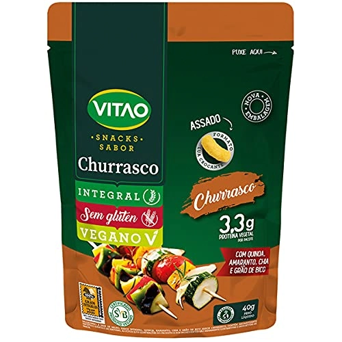 Snack Integral Churrasco Vitao Pouch 40g