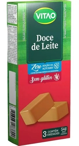 Doce Leite Vitao Zero Acucar 54g