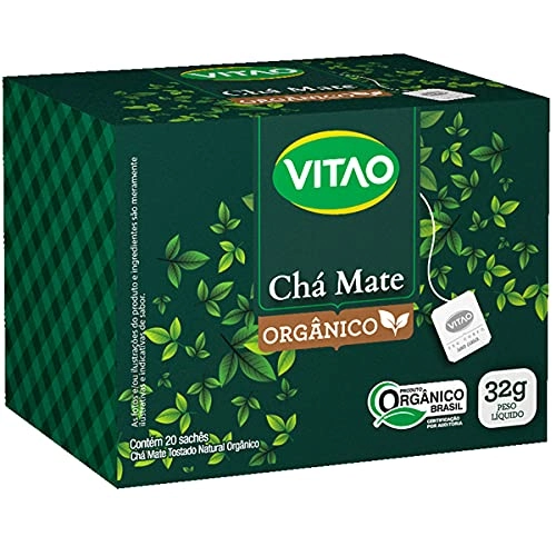 Cha Mate Organico Com 20 Saches