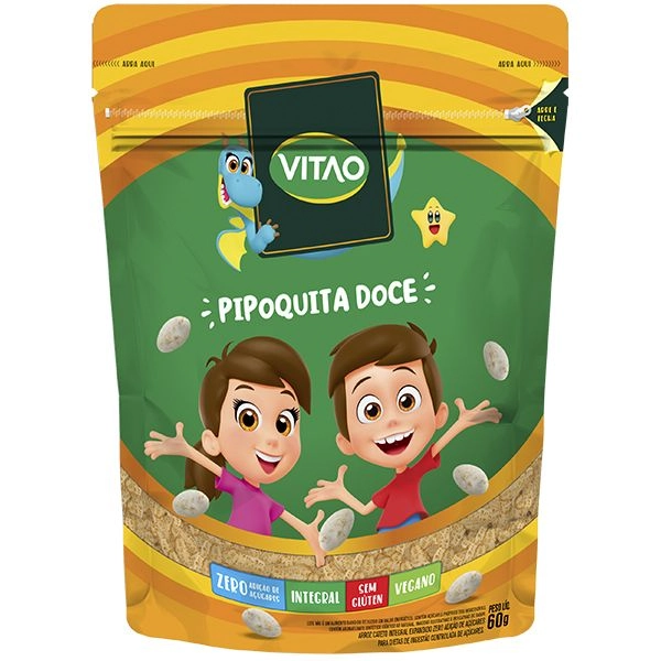 Pipoca Doce Vitao 60g S/gluten Kids Zero