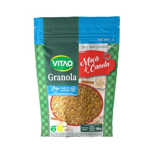 Granola Zero Açúcar Maça E Canela 250g