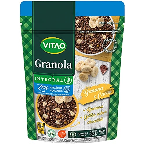 Granola Vitaozero Banana E Cacau 250g