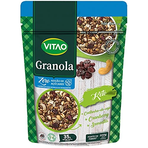 Granola Keto Sem Glúten Vitao Pouch 200g