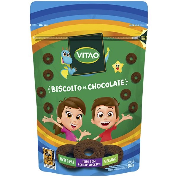 Bisc.integral Vitao 80g Chocolate Kids