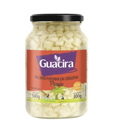Palmito Pupunha Guacira Picado 300g