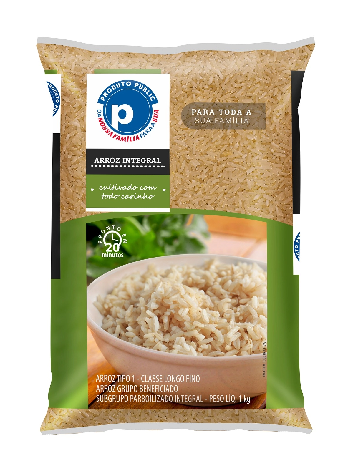 Arroz Integral Public 1kg