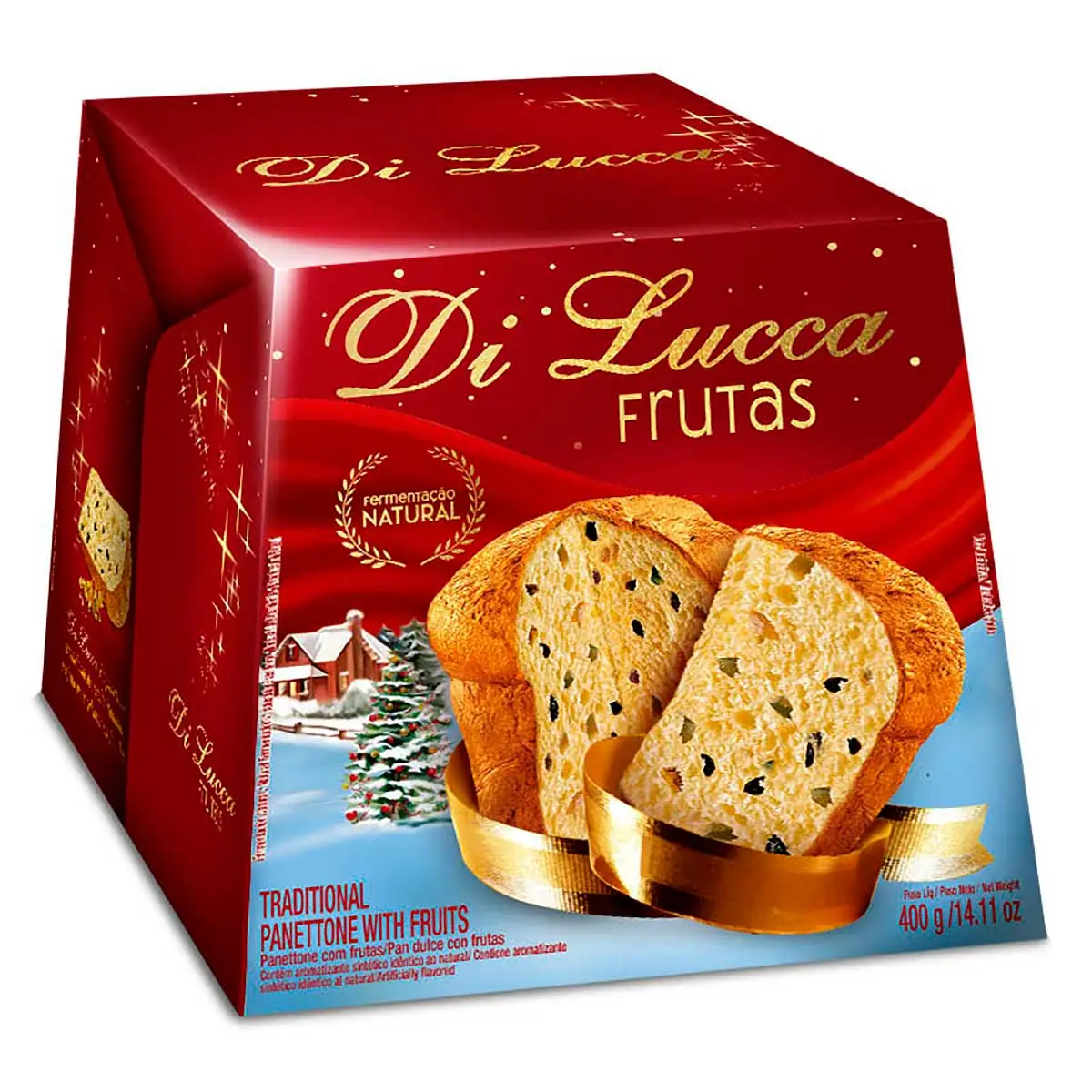 Panetone de Frutas Di Lucca 400g