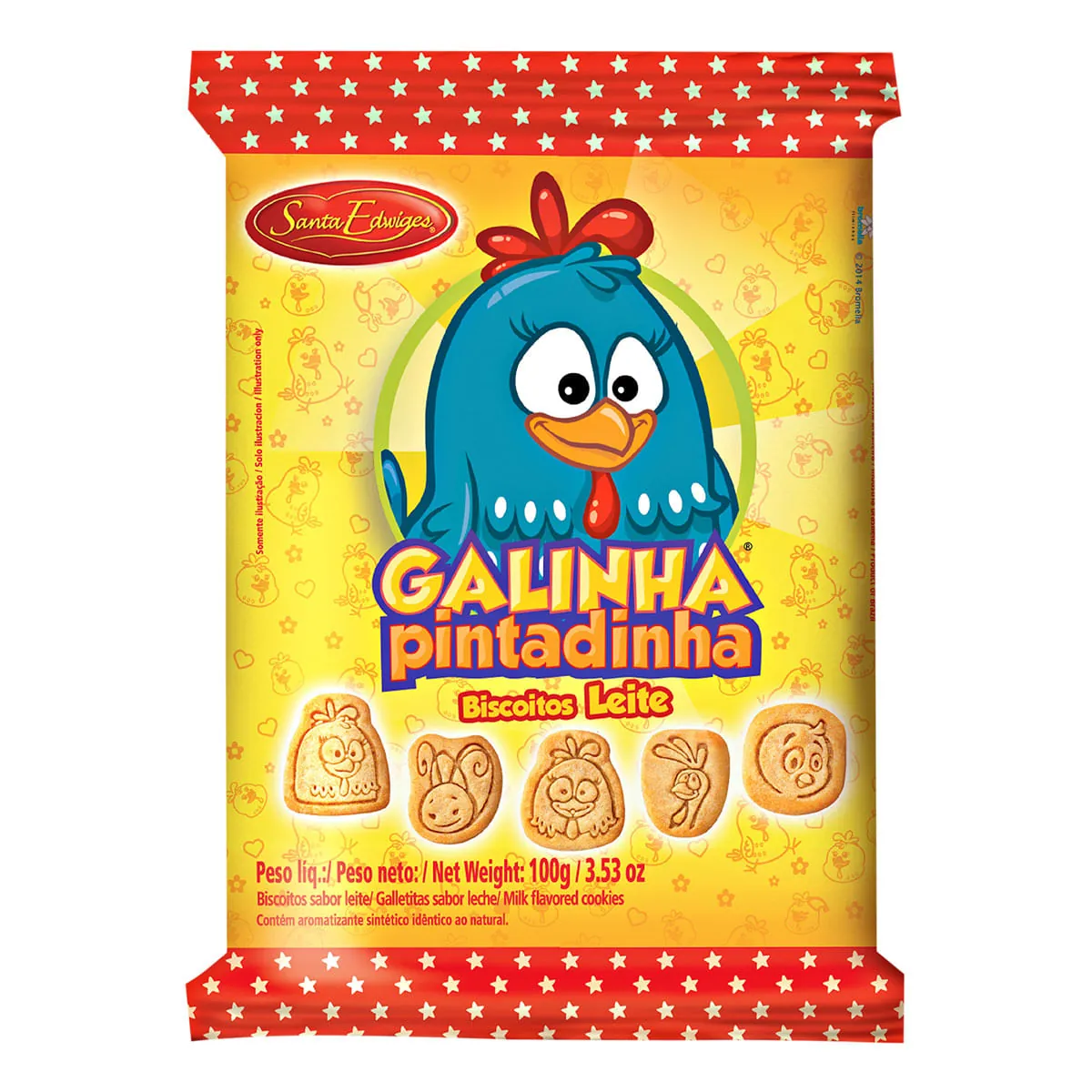 Mini But Sta Edw Cookies Cofr Galinha Pintad