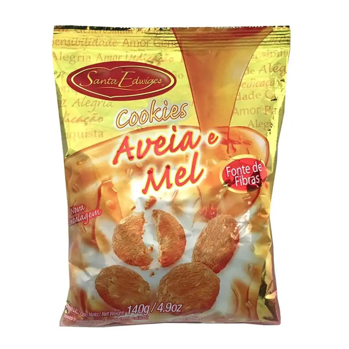 Cookies Santa Edwiges 100g Aveia/mel