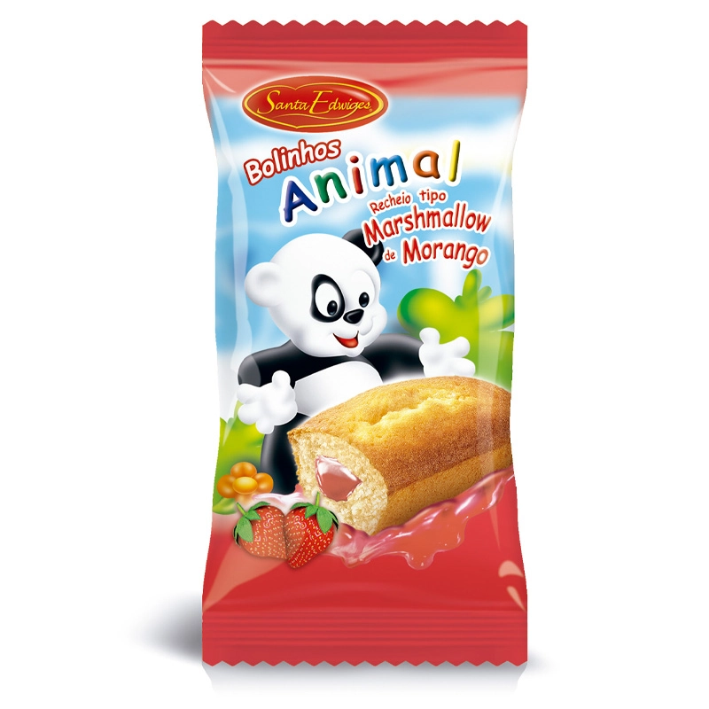 Bolo Santa Edwiges 40gr Marshmallow/morango