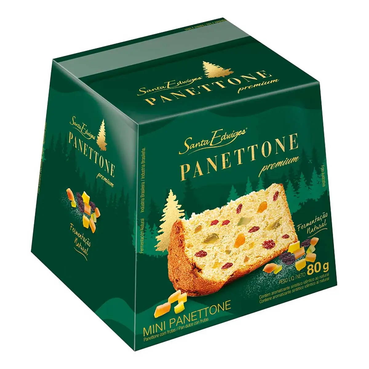 Mini Panetone de Frutas Santa Edwiges 80g