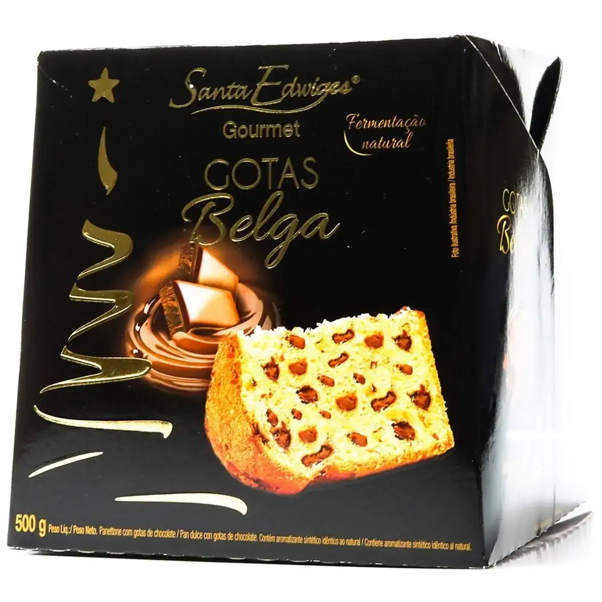 Panettone Santa Edwiges Premium Gotas Belga 500g