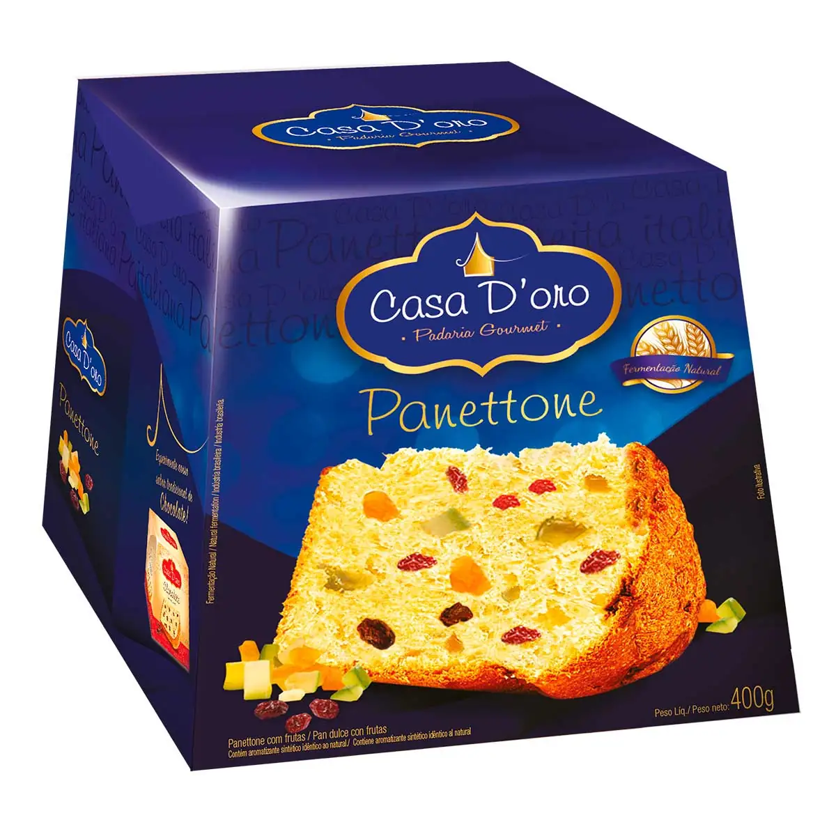 Casa Doro Panettone 400g Frutas
