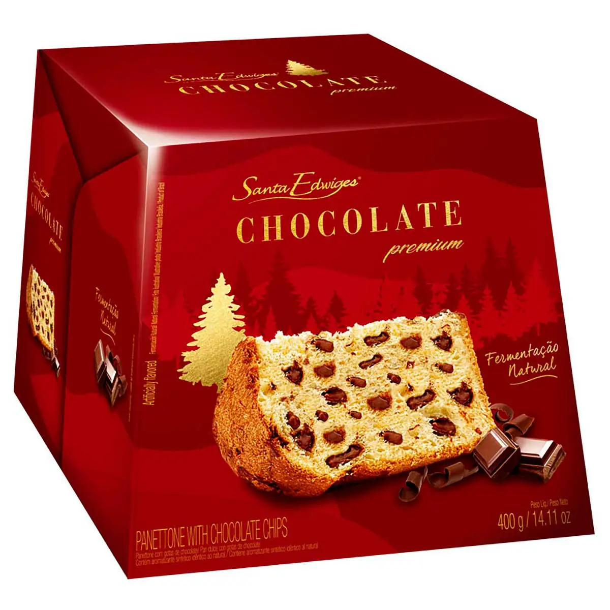 Panettone Sta Edwiges 400g Gotas Chocolate