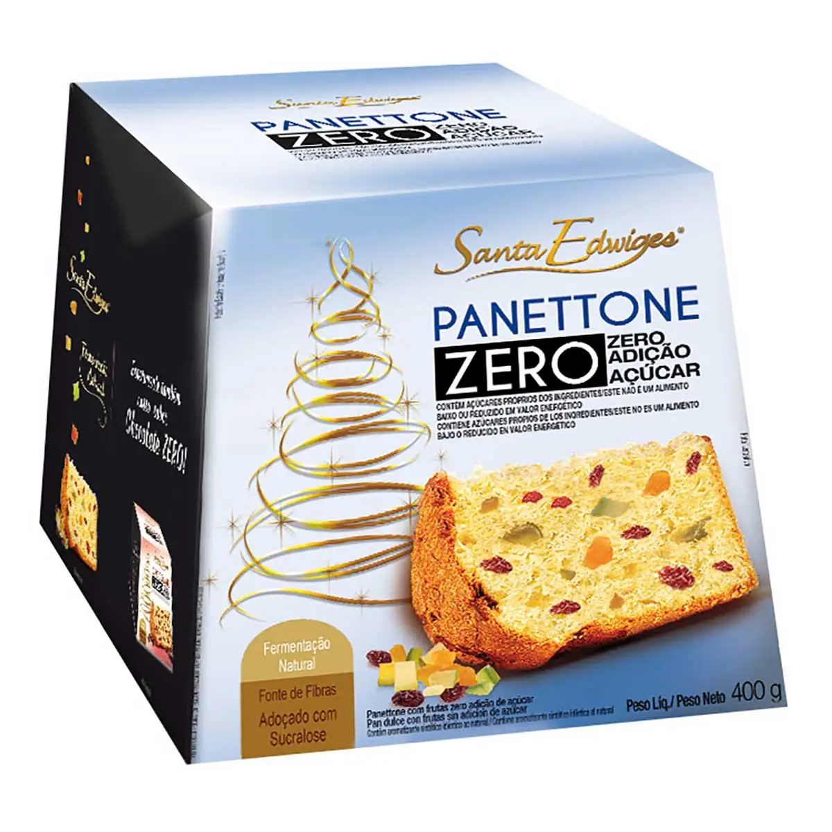 Panetone de Frutas Zero Santa Edwiges 400g