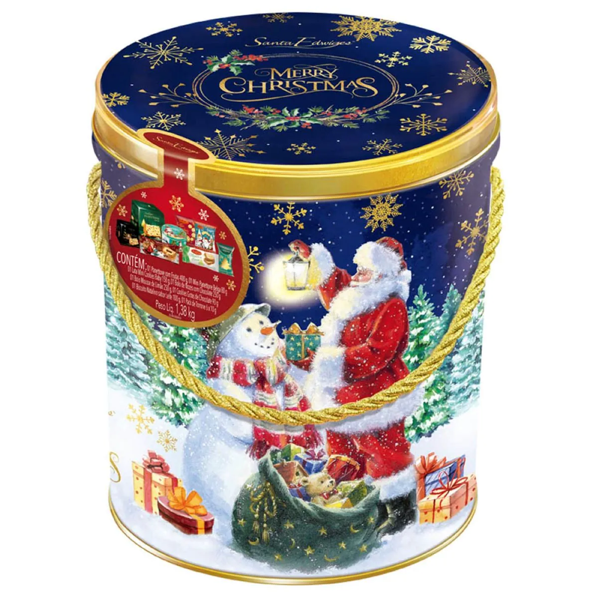 Kit Natal Santa Edwiges Christmas Premium 1,38kg