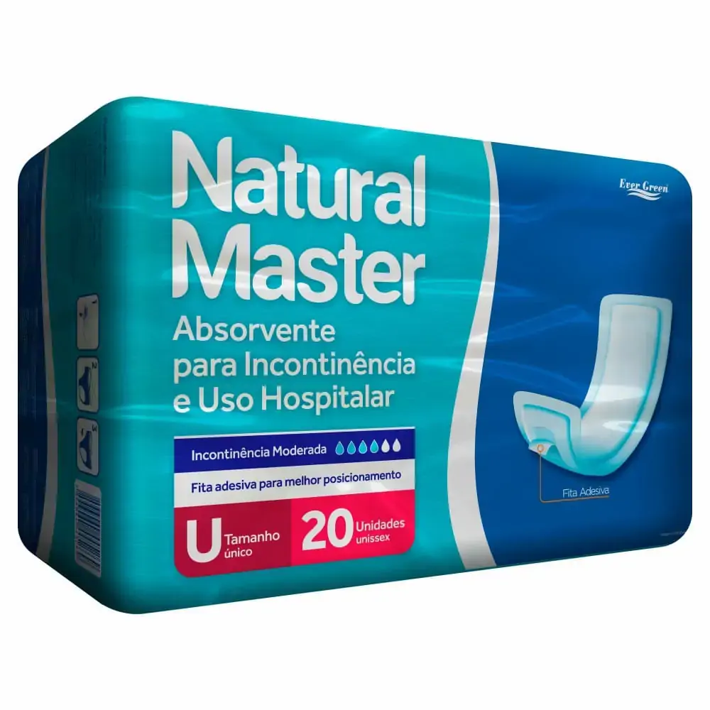 Absorvente Incontinência Natural Maste 20 Un.