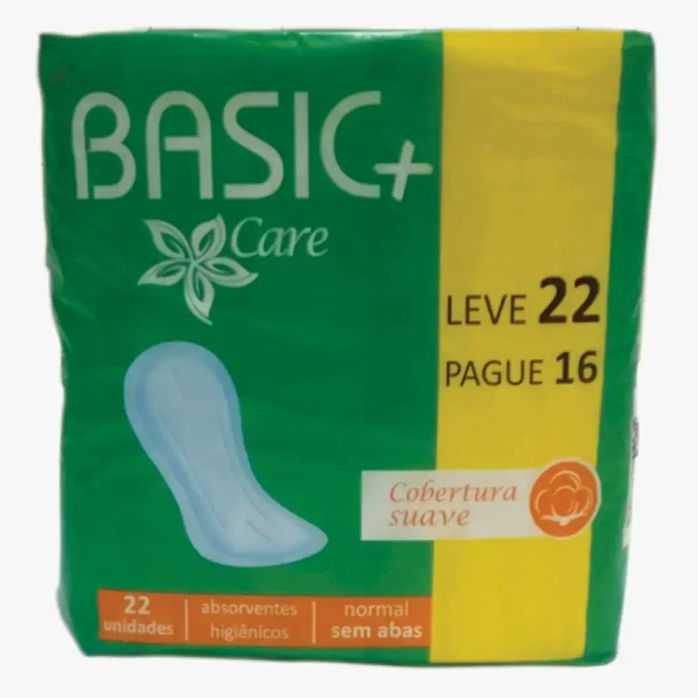 Absorvente Basic Care Suave S/abas Lv22pg16