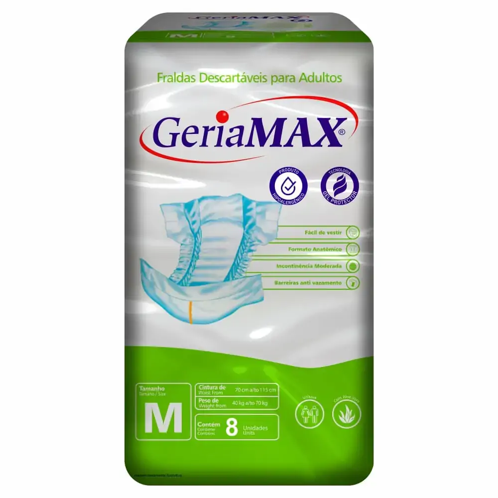 Fralda Geriamax M 9 Un.