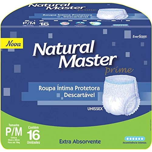 Fralda Desc Natural Master Prime P/m
