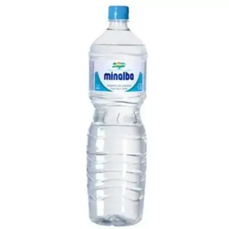 água Mineral Natural Sem Gás Minalba Garrafa 1,5l