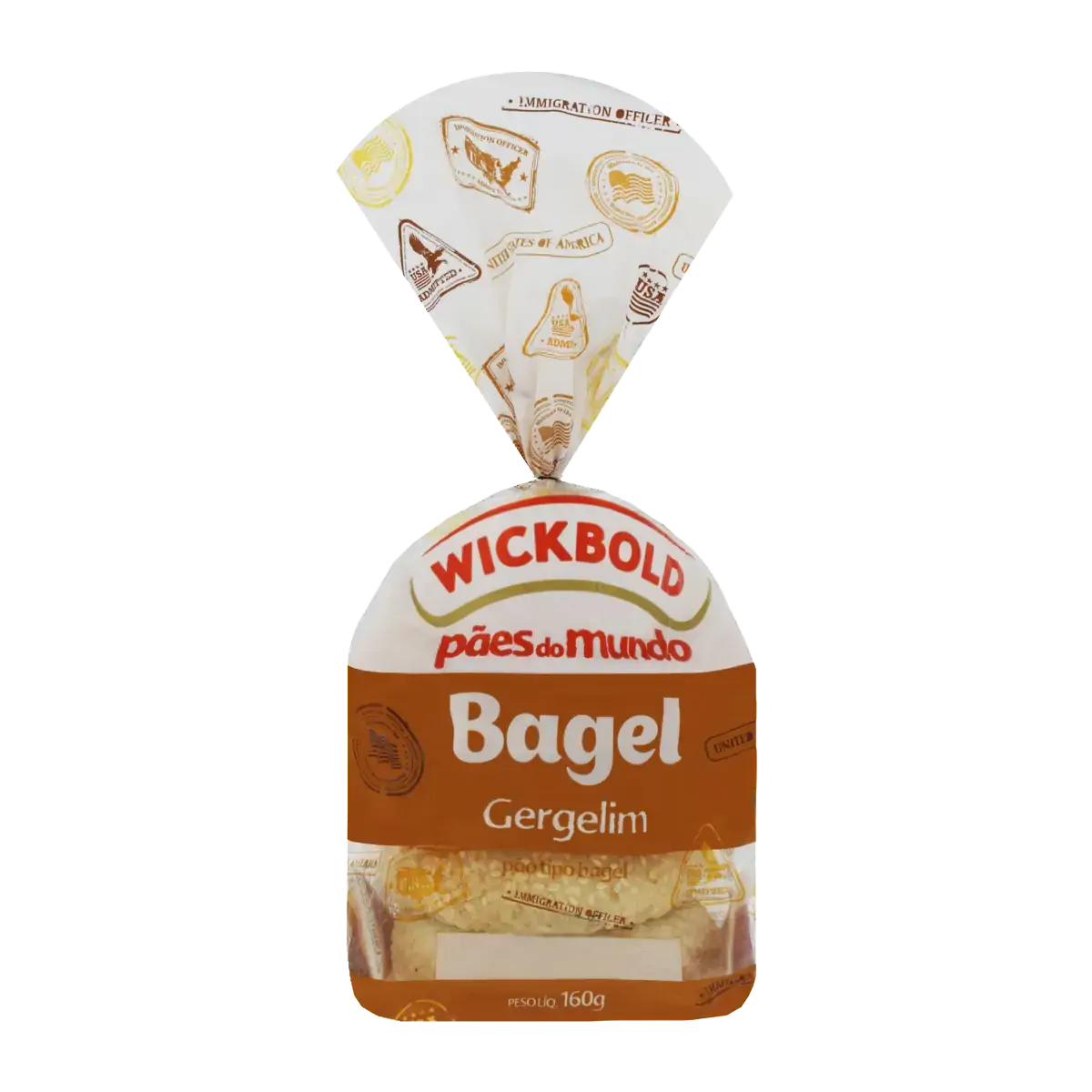 Pão Bagel Gergelim Wickbold 160g