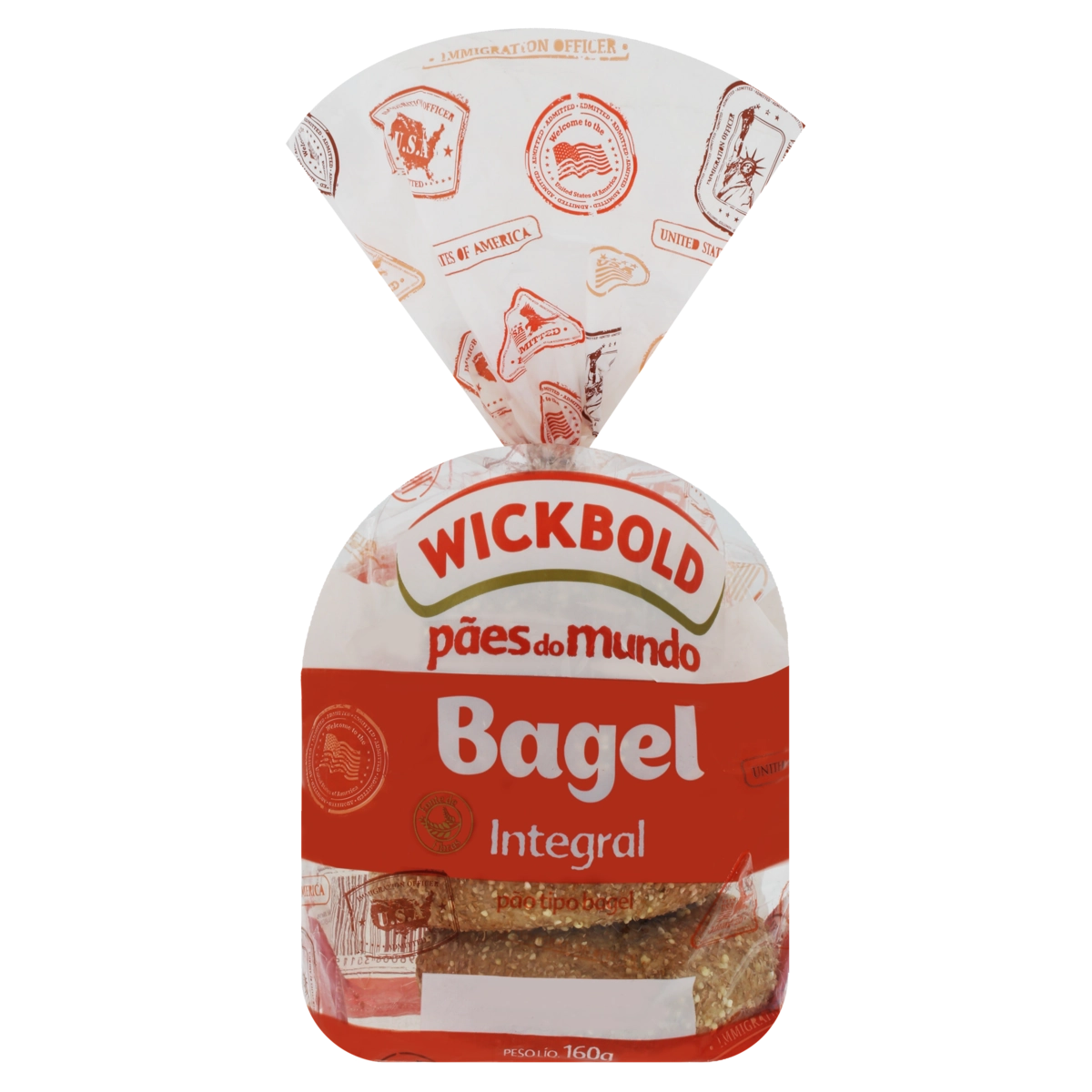 Pão Bagel Integral Wickbold 160g