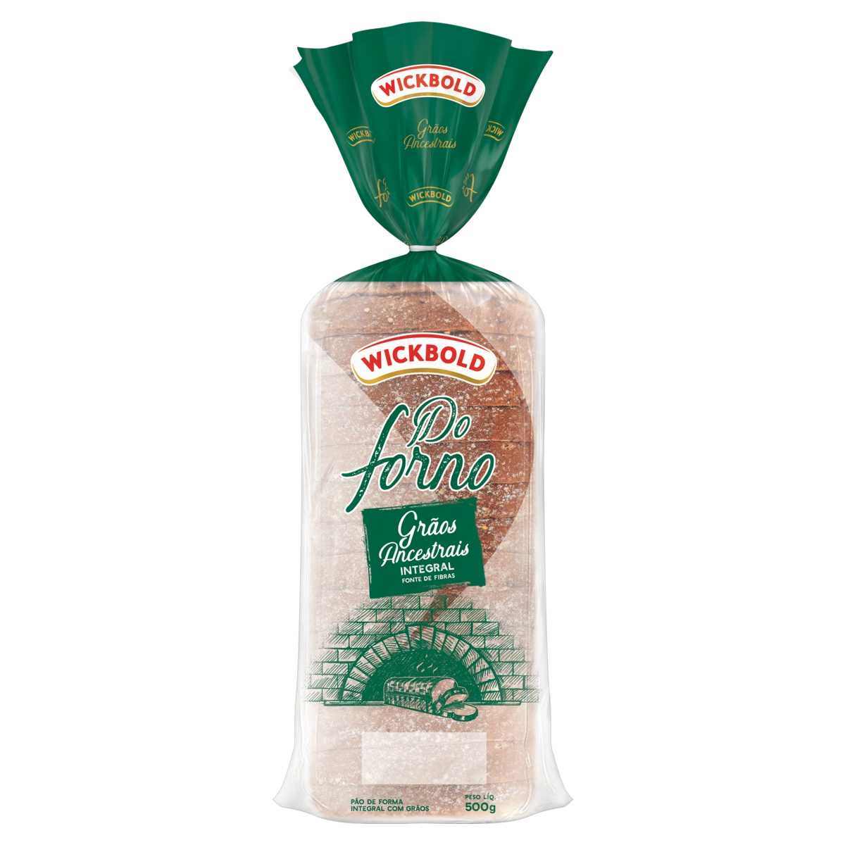 Pão De Forma WICKBOLD Do Forno Sabor Grãos Ancestrais Pacote 500g