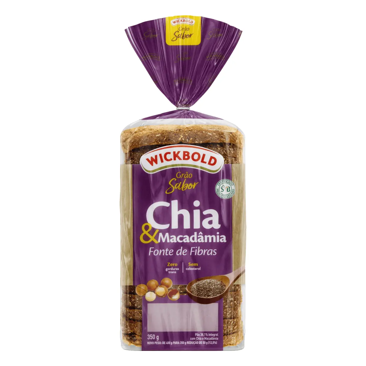 Pão de Forma Multigrãos Wickbold 400g