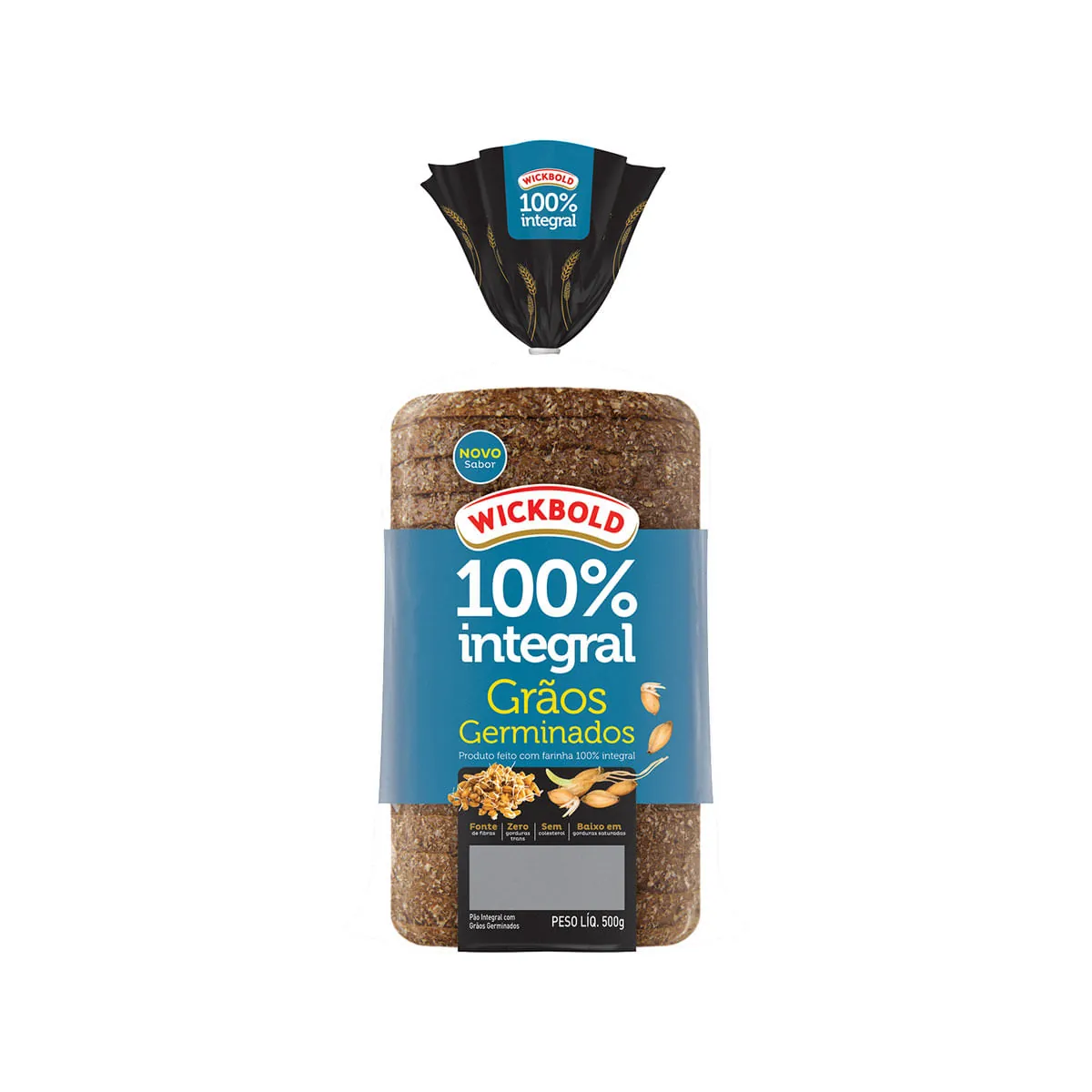 Pão de Forma Integral Wickbold Grão Sabor 500g