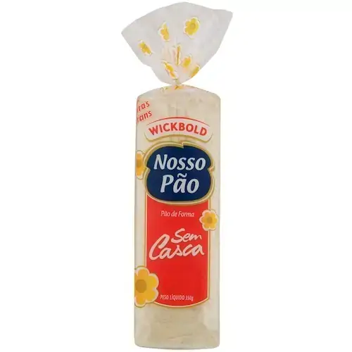 Pão De Forma Sem Casca Original Wickbold Pacote 350g