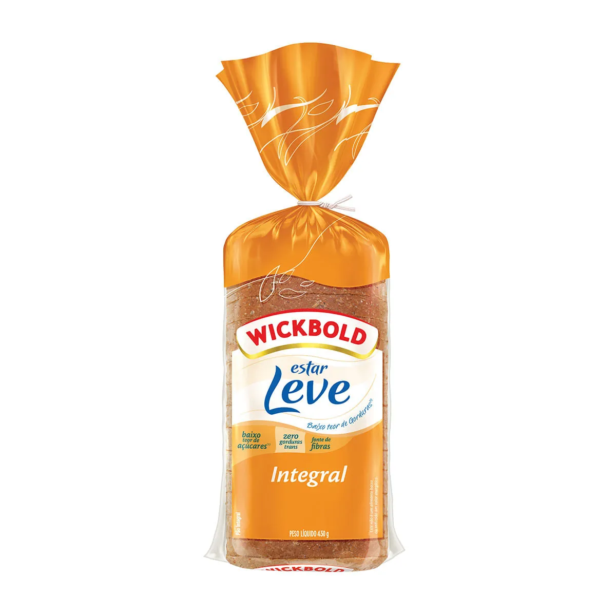 Pão De Forma Integral WICKBOLD Estar Leve Pacote 430g