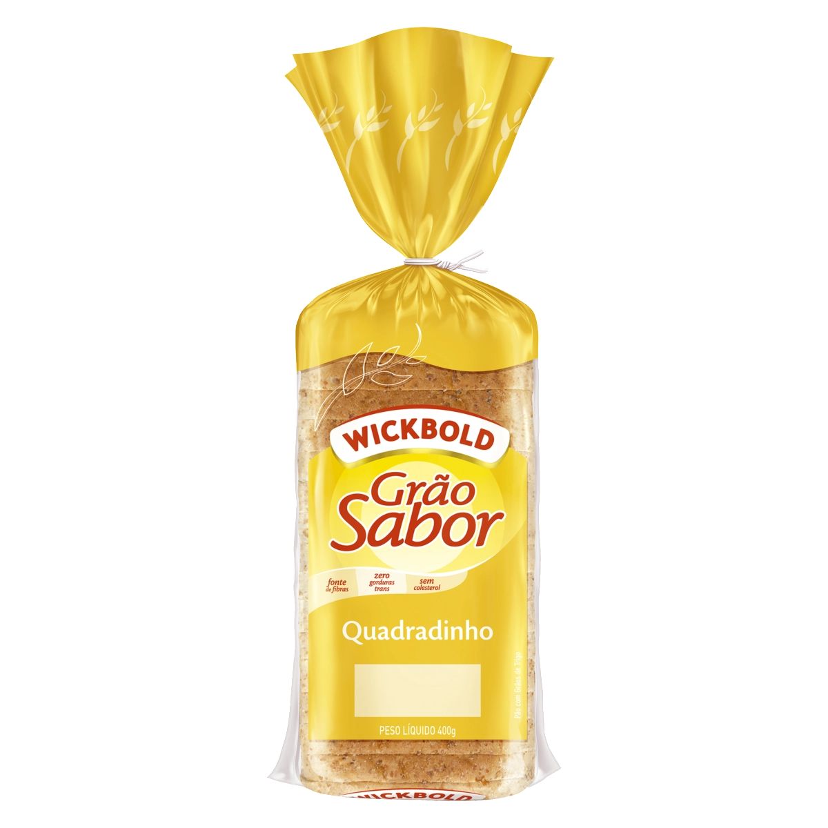 Pão Quadradinho Wickbold Grão Sabor Pacote 500g