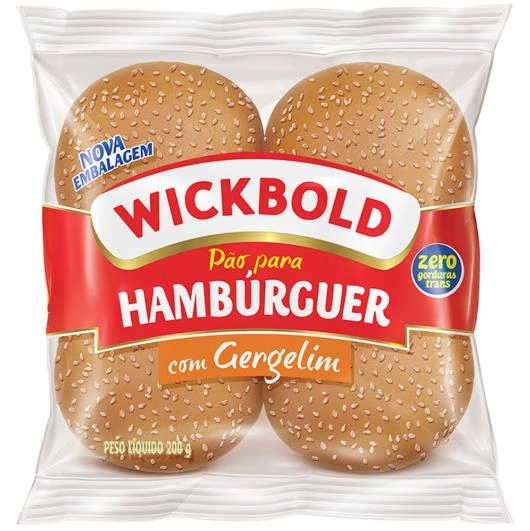Pao Hamb C/gergelim Wickbold 200g