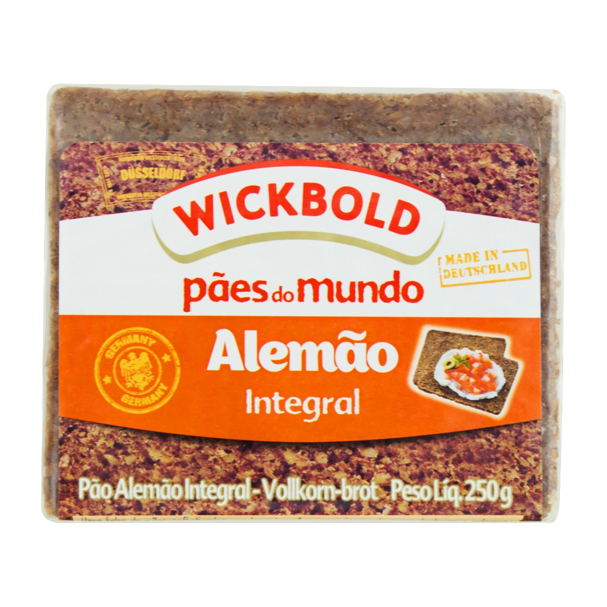 Pão Alemão Integral Wickbold Pacote 250g