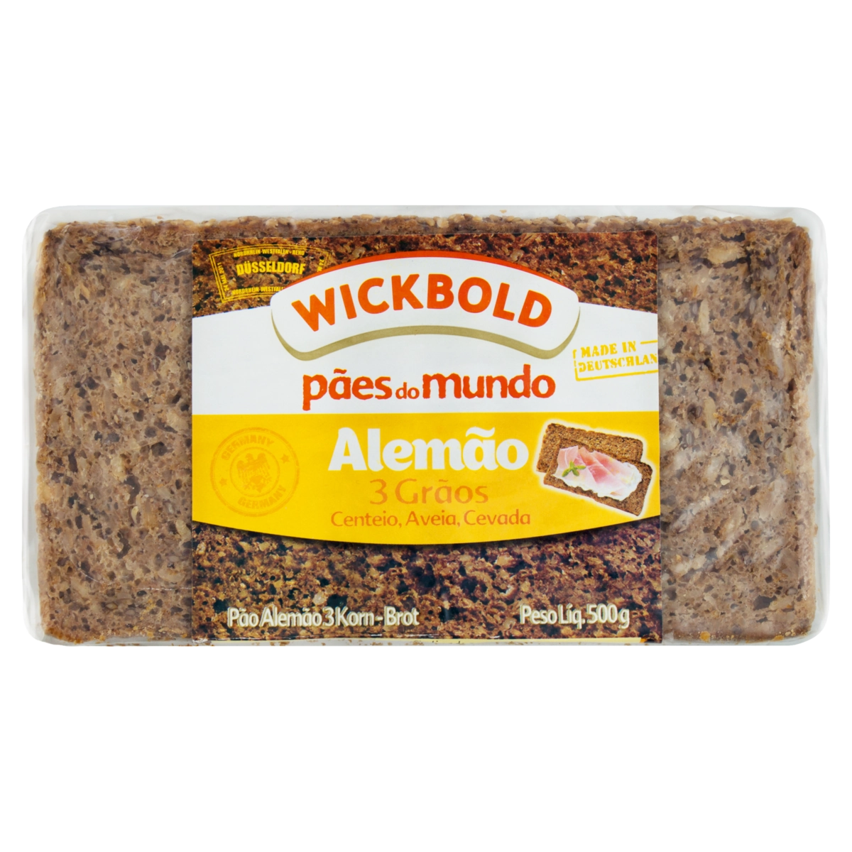 Pão 3 Grãos Wickbold Pacote 500g