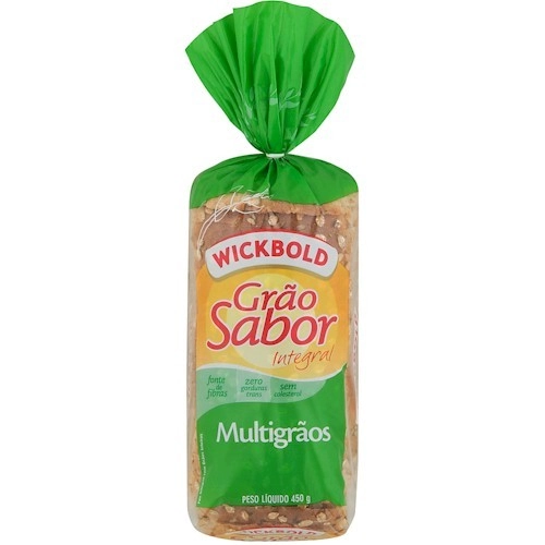 Pão Integral Multigrãos Wickbold Grão Sabor Pacote 450g