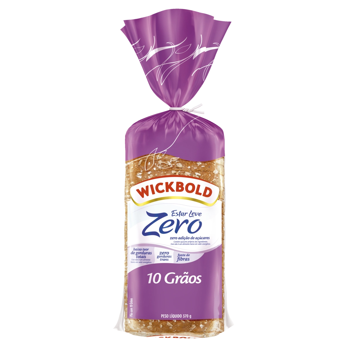 Pão 10 Grãos Wickbold Estar Leve Pacote 370g