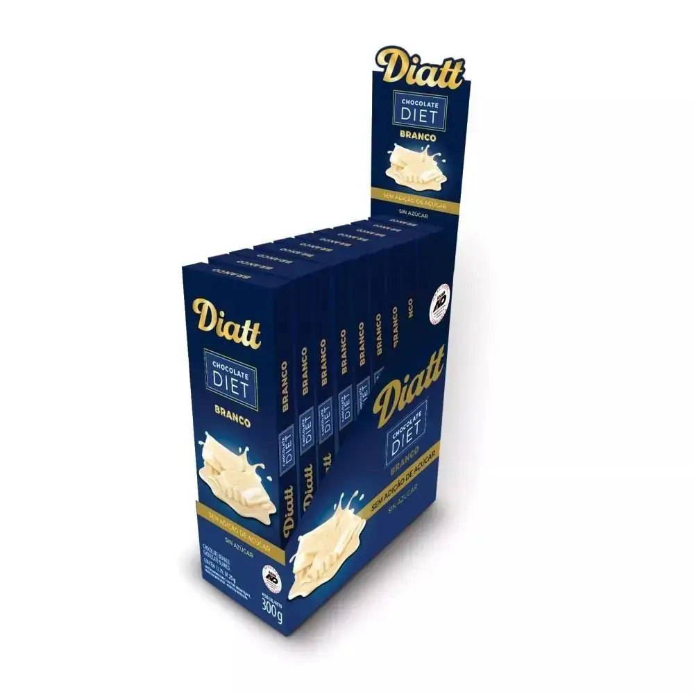 Diatt Tablete Branco Display 12x25gr Diatt