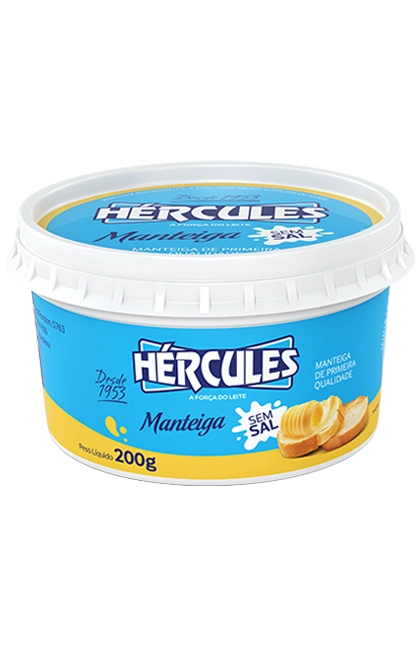 Manteiga Hercules 200g S/ Sal