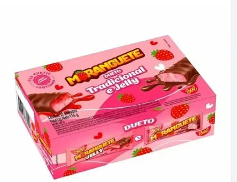 Bombom Moranguete Dueto 114g 021694 Bel Chocolate