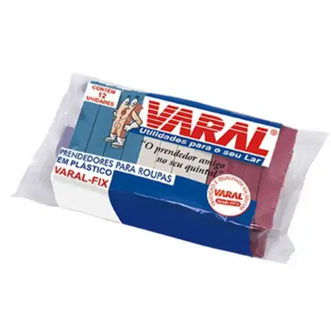 Prendedor Roupa Varal Fix C/12