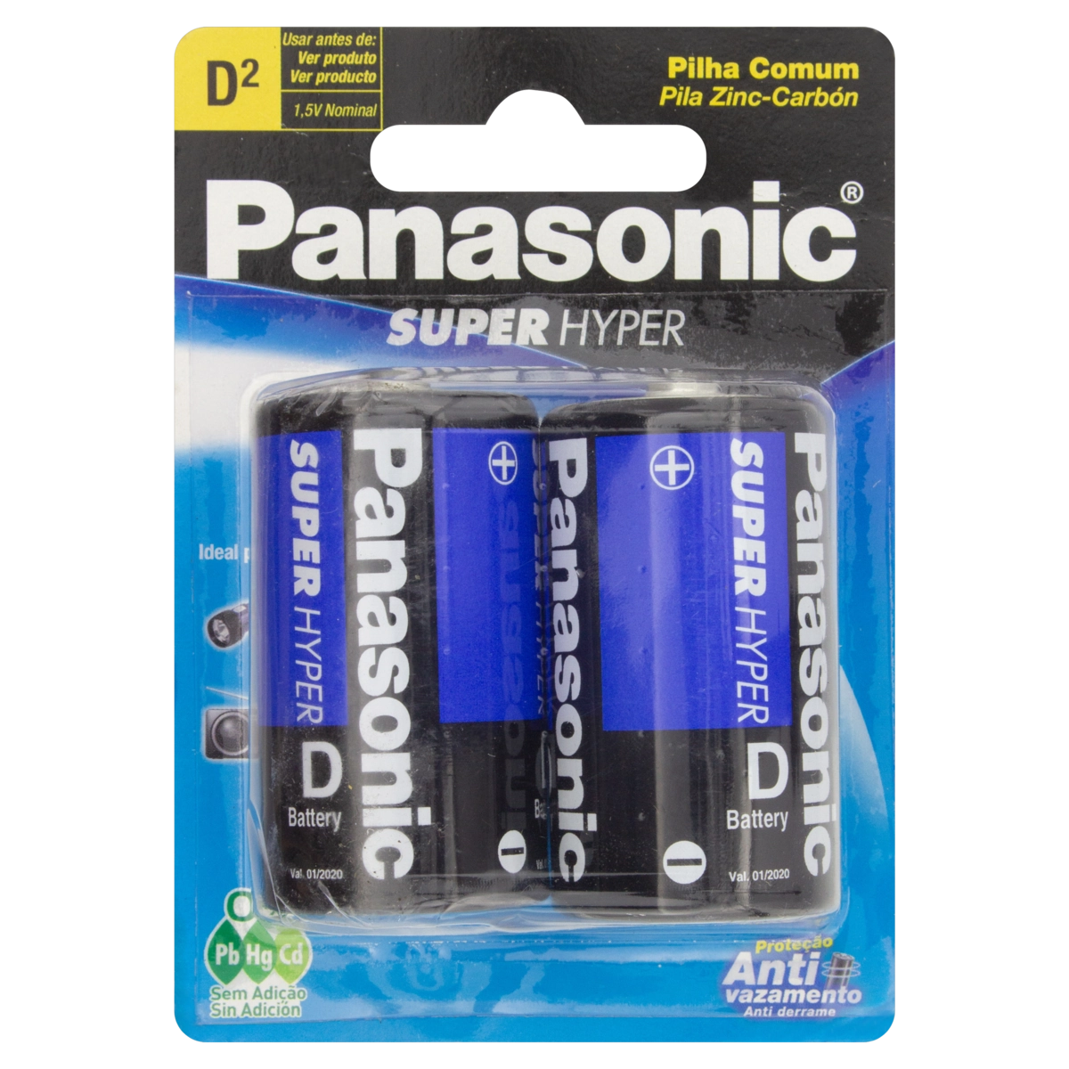 Pilha Panasonic Grande D